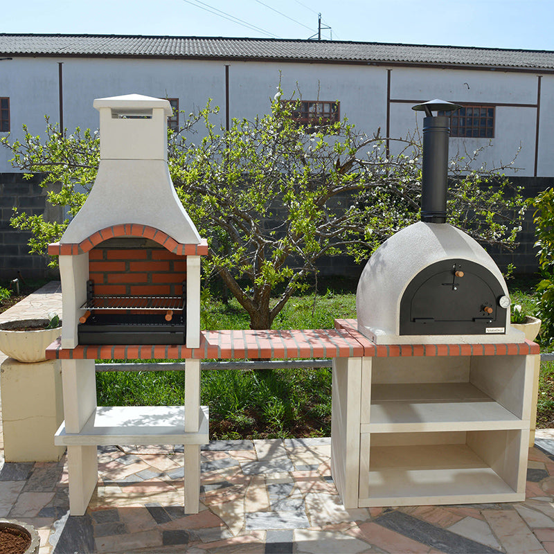 Xclusive Decor Springfield Outdoor Kitchen Pizza Oven & BBQ Grill