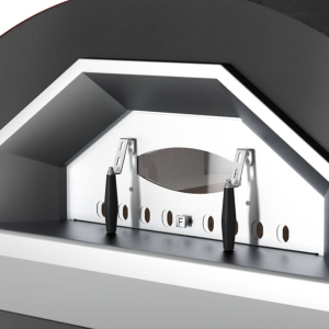 Fontana Forni Prometeo Commercial Wood Fired Pizza Oven with Cart