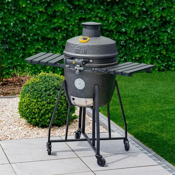 GRLLR Ember Classic 18 inch Charcoal Black Kamado
