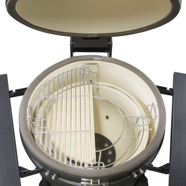 GRLLR Ember Classic 18 inch Charcoal Black Kamado