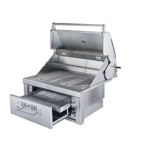 Sunstone 30″ Charcoal & Wood Hybrid Single Zone Grill