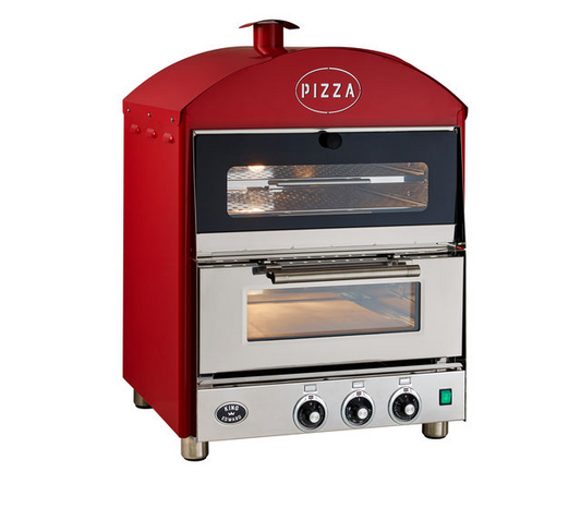 King Edward - Commercial Single Deck Electric Pizza Oven with Warmer
