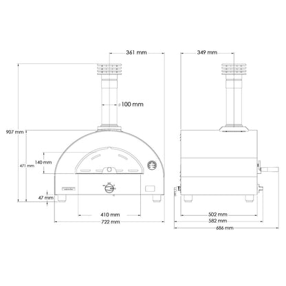 Clementi - Clementino Gas Pizza Oven